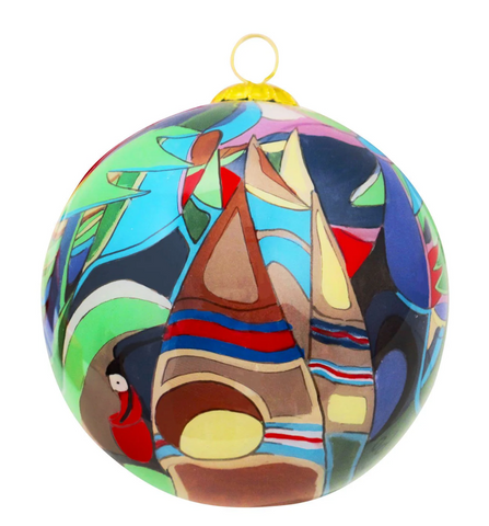 Daphne Odjig Glass Ornament