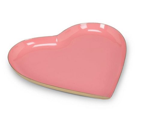 Heart Shaped Enamel Tray