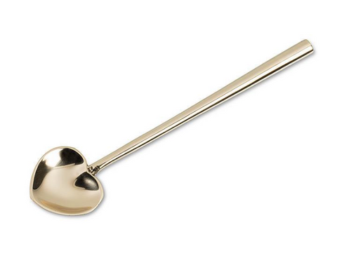 Heart Small Spoon - Gold