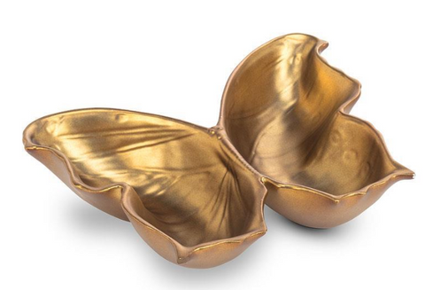 Gold Butterfly Dish