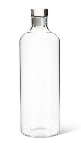 Clear Glass Bottle with Stopper