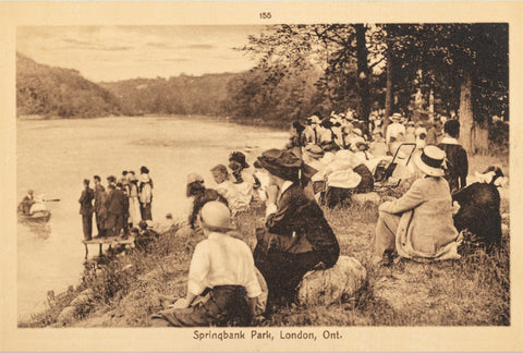 Postcard - Springbank Park, London, Ont., circa 1900-1910