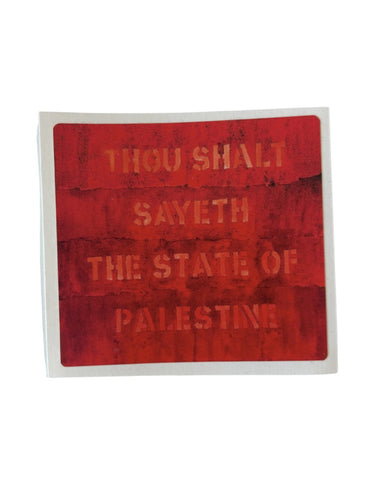 Sticker - The State of Palestine