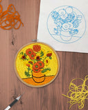 Punch Needle Craft Kit - Sunflowers, Van Gogh