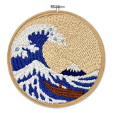 Punch Needle Craft Kit - The Great Wave, Hokusai