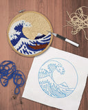 Punch Needle Craft Kit - The Great Wave, Hokusai