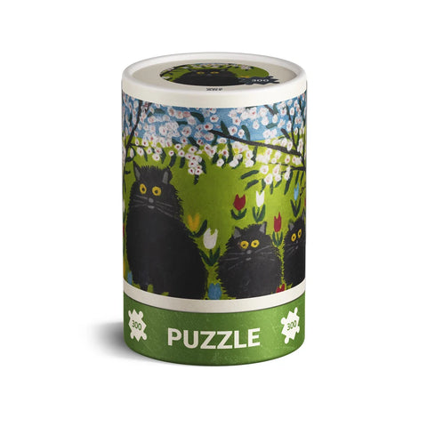 Puzzle - Three Black Cats, Maud Lewis - 300 Pieces