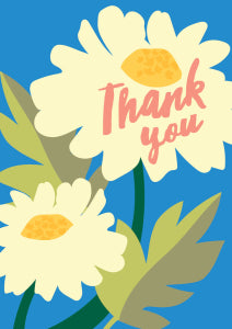 Card - Thank You, Daisies