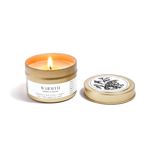 Soy Candle Travel Tin - Warmth