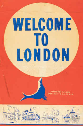 Postcard - Welcome to London (Poster, Detail)