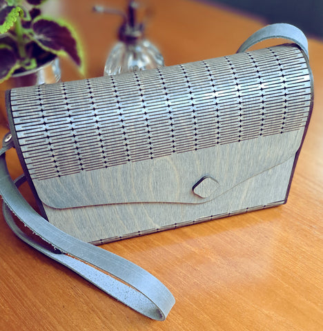 Wood Clutch Bag