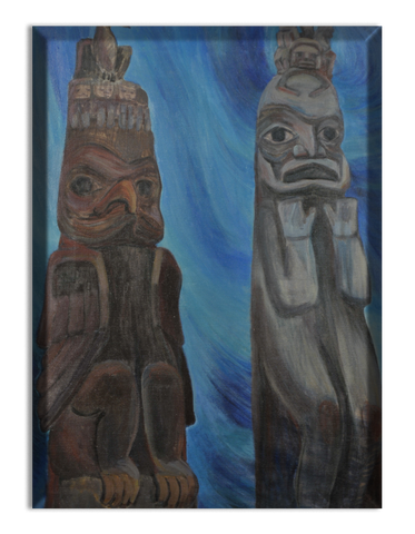 Magnet - Kitwancool Poles, Emily Carr
