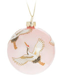 Flying Crane Ball Ornament