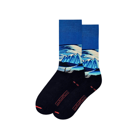 Socks - Lake and Mountains, Lawren Harris, 40-46