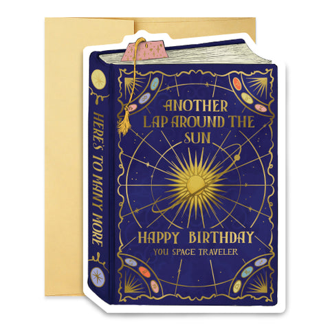 Card - Cosmos Birthday Book Cover