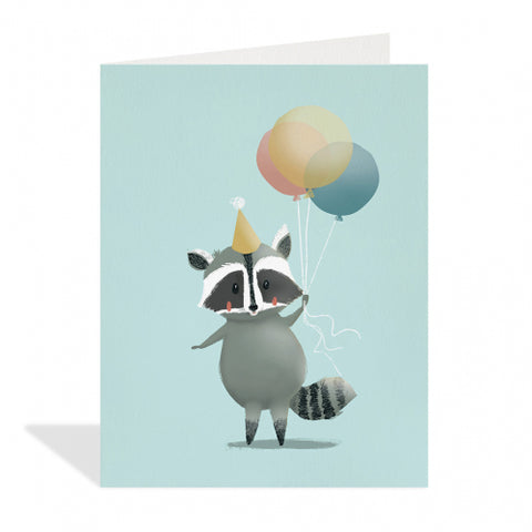 Card - Birthday Raccoon