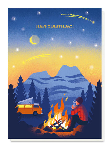 Card - Happy Birthday Under the Stars