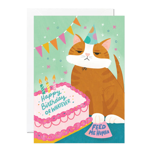 Card - Birthday Cat Cake