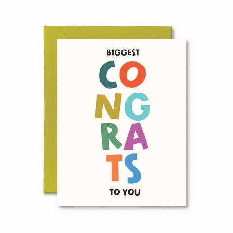 Card - Biggest Congrats