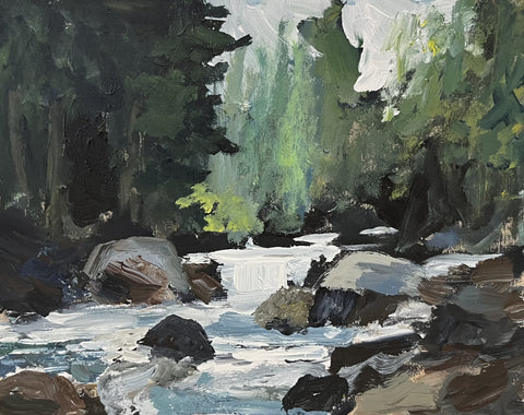 Rushing Water and Rock