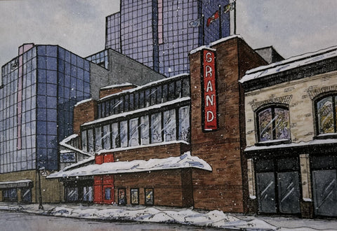 Card - Grand Theatre, Winter