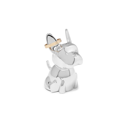 Ring Holder - Frenchie - Chrome