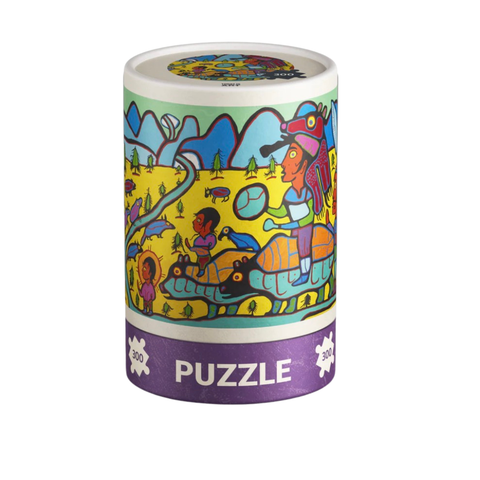 Puzzle - Family Begins Journey, Norval Morrisseau - 300 Pieces