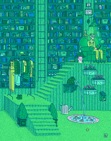 Print - The Green Lady