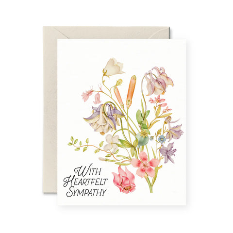 Card - With Heartfelt Sympathy