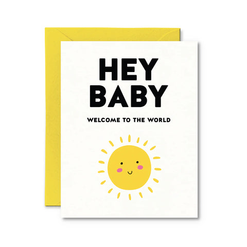 Card - Hey Baby! Welcome to the World