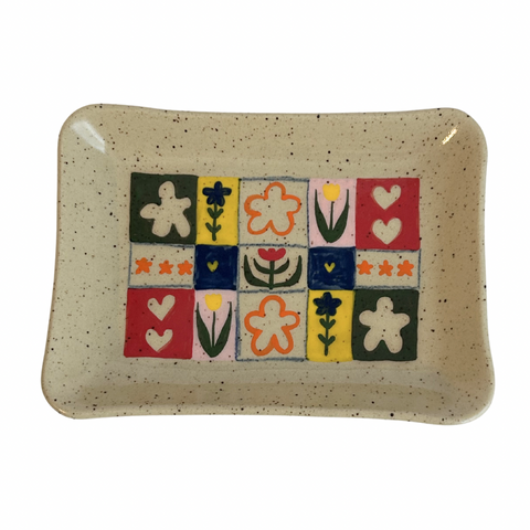 Tray - Floral Pattern