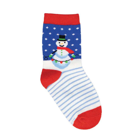 Socks - Festive Snowman, Kids 2-4 yrs.
