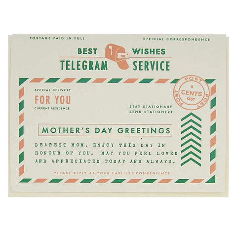 Card - Mother's Day Telegram