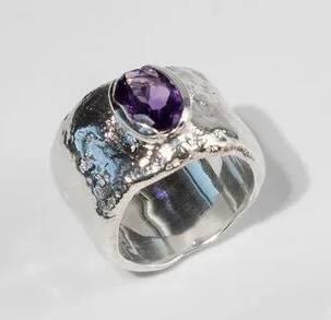 Ring - Mount Vesuvius, Amethyst