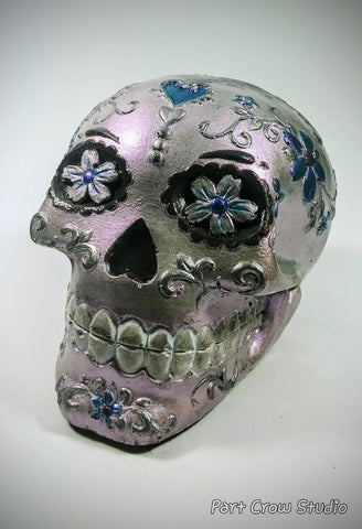 Concrete Pink Calavera Skull
