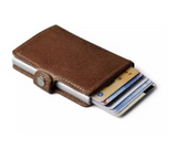 Pop Out Leather Wallet (assorted colours)