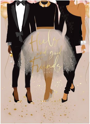 Card - Heels and Friends