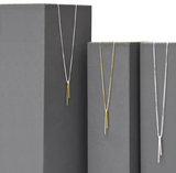 Tine Necklace - Polished Silver