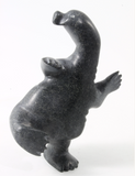 Inuit Sculpture - Dancing Seal by Benjamin Isaac