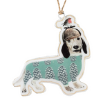 Dog in Sweater Ornament