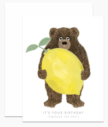 Card - Lemon Bear