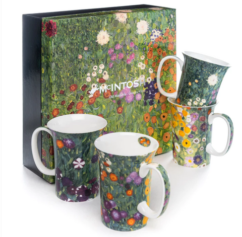 Klimt Flower Garden Mug Set (4)