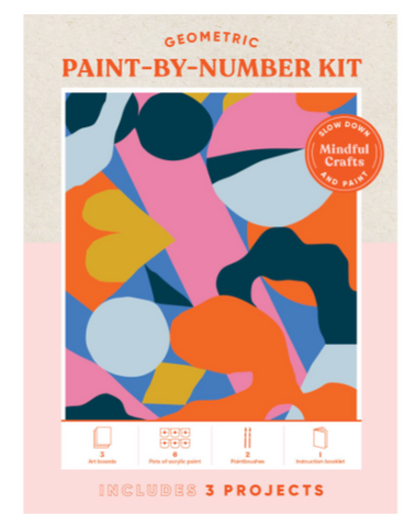 Mindful Crafts Geometric Paint by Number Kit
