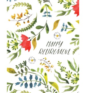 Card - Retirement Floral