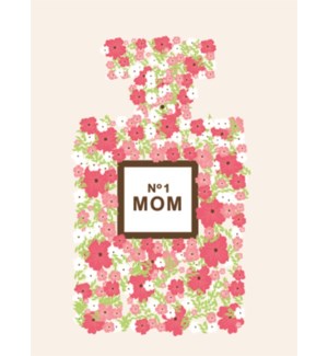 Card - Flower Perfume Bottle