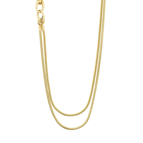 Necklace - SOLIDARITY Snake Chain, Gold